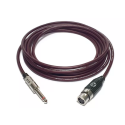 Dammi un cavo! XLR Femmina-Jack 5,25m - Rosso Borgogna