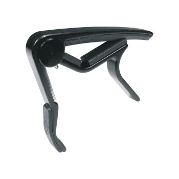 Capotasto mobile per chitarra acustica, nero