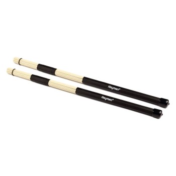 Bacchette rods, 19 rods, rubber ring, manico nero