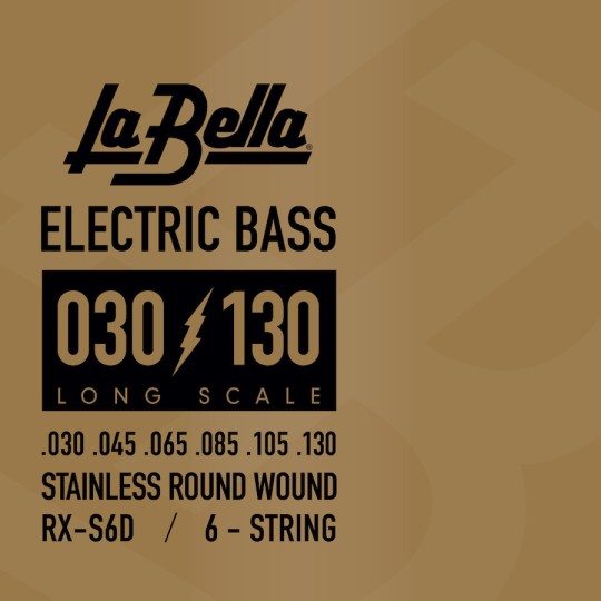 Muta corde basso RX Stainless Round Wound, 6 corde, 030-130