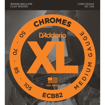 ECB82 Chromes per basso, Medium, 50-105, Long Scale