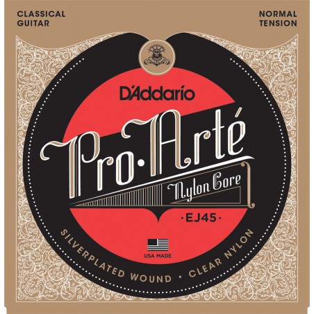EJ45 Pro-Arte in nylon per chitarra classica, tensione normale