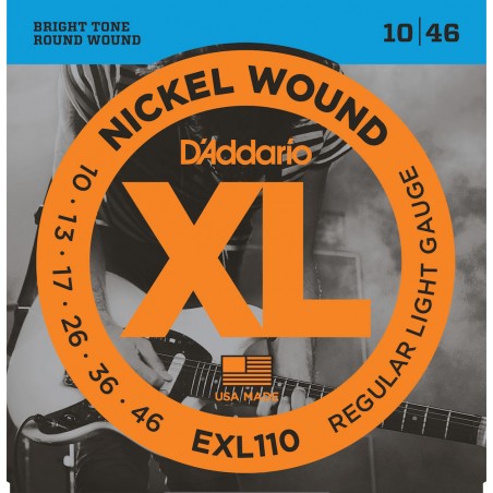 EXL110 Nickel Wound, Regular Light, 10-46